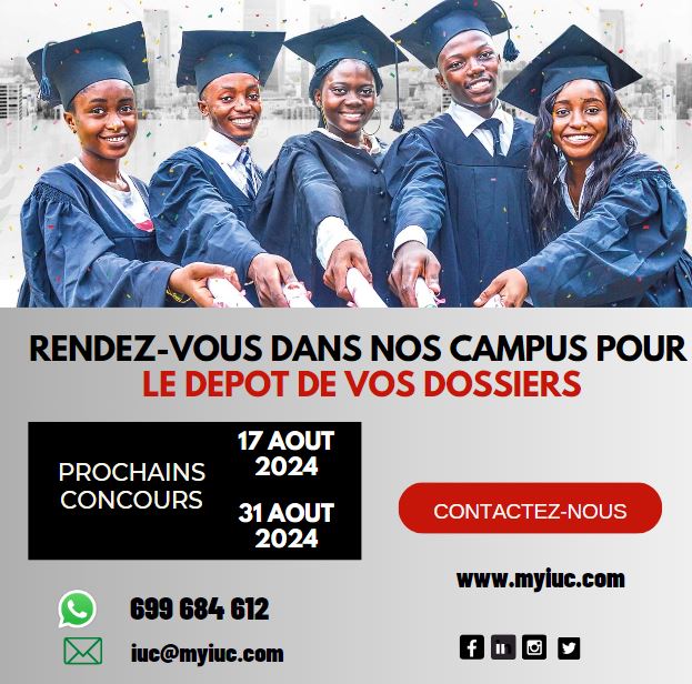 Comment intégrer l’IUC ? | Concours d’entrée 2024 à L’Institut Universitaire de la Côte | IUC Douala