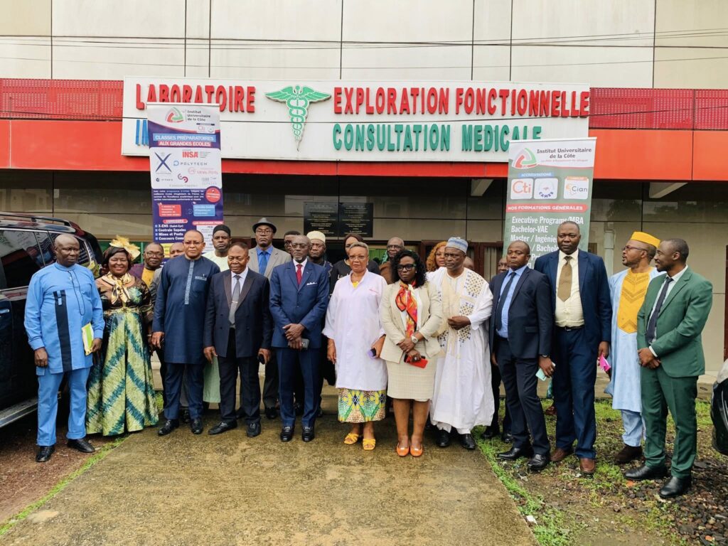 La Délégation de l’Université de Dschang, conduite par le Recteur, le Pr TSAFACK Nanfosso, au Pôle d’Excellence🏫 !