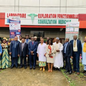 La Délégation de l’Université de Dschang, conduite par le Recteur, le Pr TSAFACK Nanfosso, au Pôle d’Excellence🏫 !